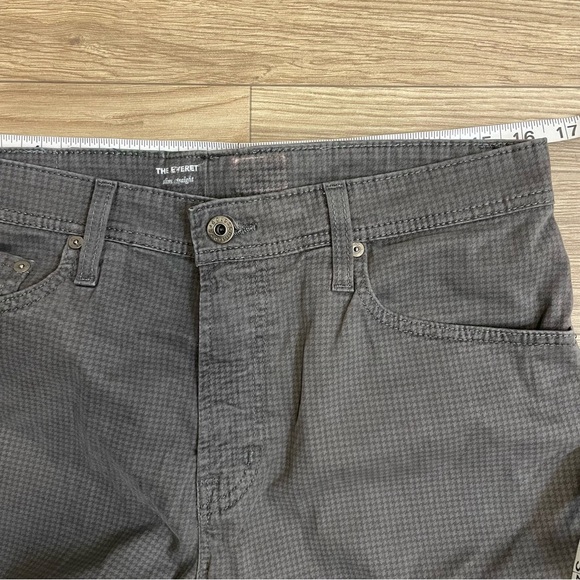 AG Adriano Goldschmeid The Everett Gray Herringbone Slim Straight Jeans - Picture 7 of 11